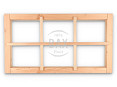 Douglas Vast raam 642x1168mm