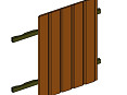 Vuren Ventilatielat 28x45mm