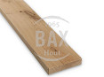 Eiken wandplank recht model