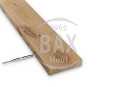 Eiken wandplank recht model