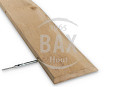 Eiken wandplank met boomstamvorm