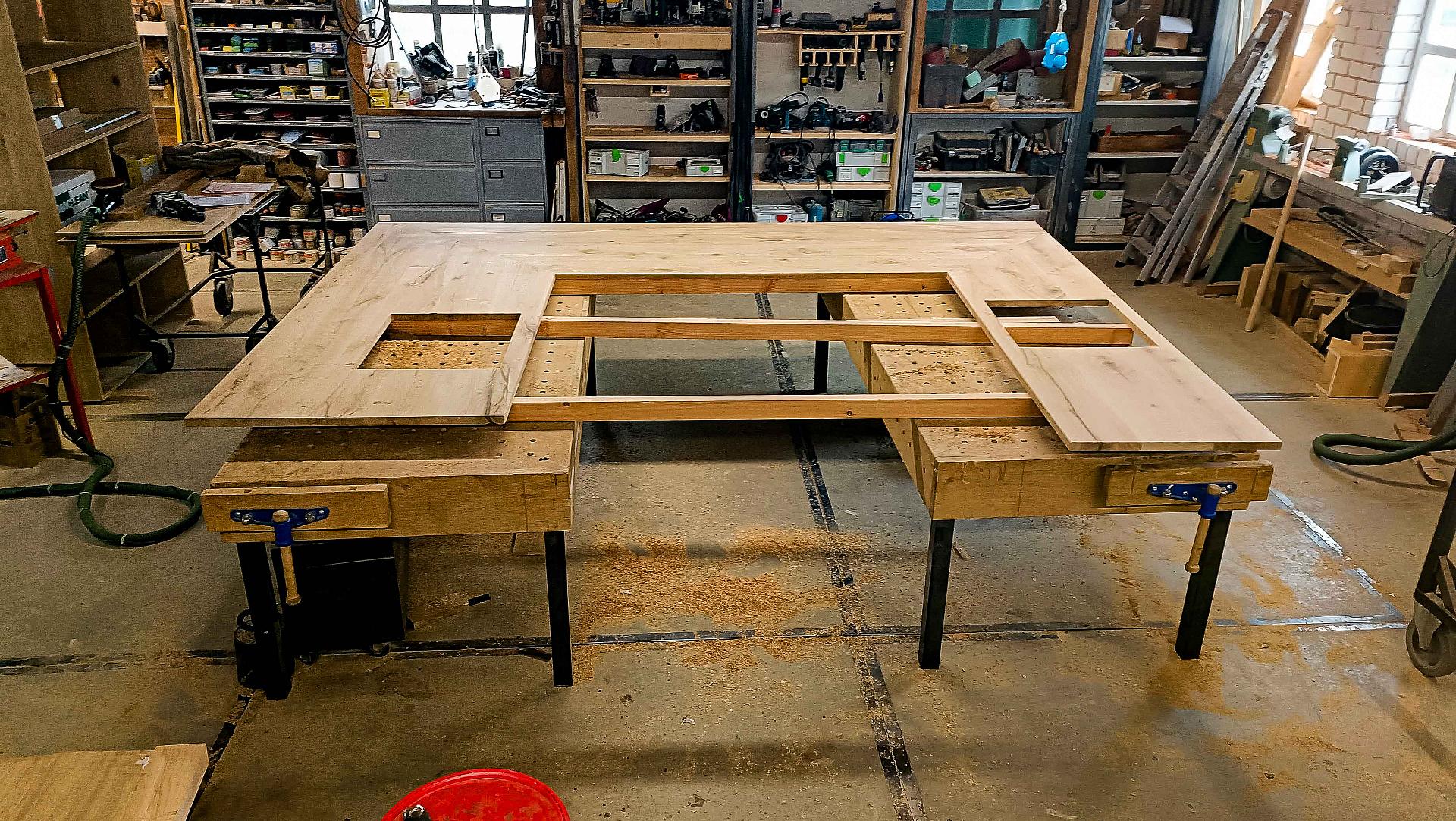 houten werkblad