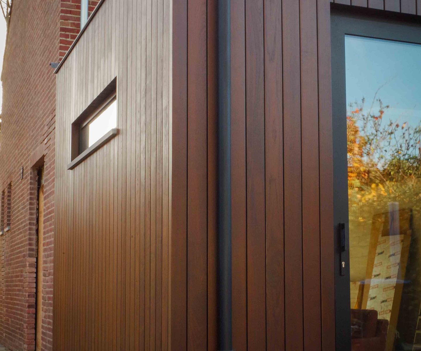 Gevelbekleding hout