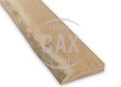 Eiken wandplank met boomstamvorm