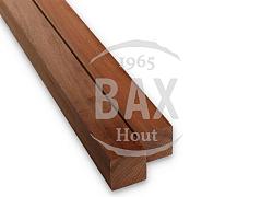 Hardhouten paal geschaafd 80x80mm