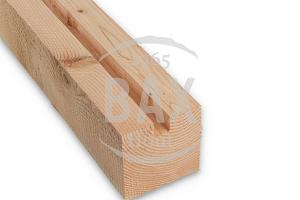 Sleufpaal Begin/Eind 150x150mm - Douglas Palen