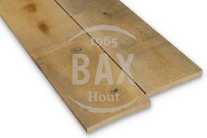 Ruwe eiken plank 200mm breed, 22mm dik