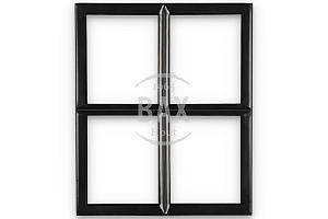 Stalen raam vierkant 