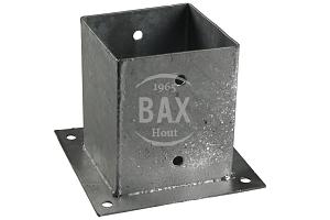 121x121mm met voetplaat