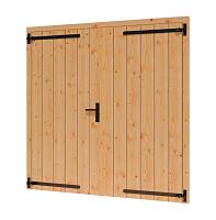 Opgeklampte deur DUBBEL