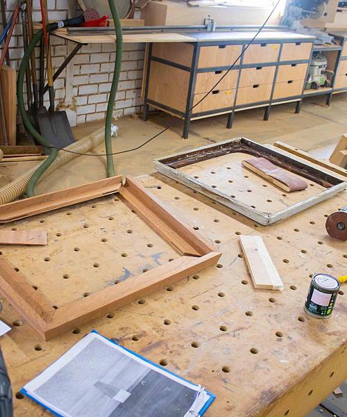 Hout restauratiewerk