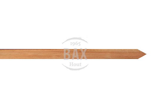Hardhouten paal met punt 65x65mm