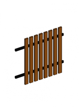 Vuren achterhout 28x47mm