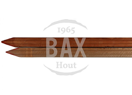 Hardhouten paal 70x70mm