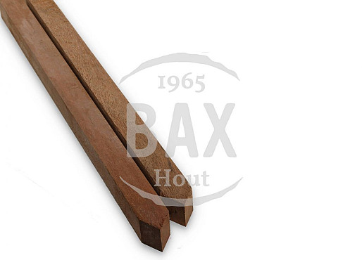 Hardhouten piketpaal 40x40mm