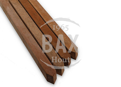 Hardhouten piketpaal 40x40mm