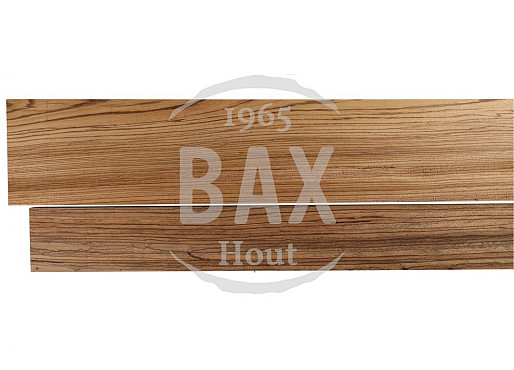 Zebrano hout geschaafd 45mm dik