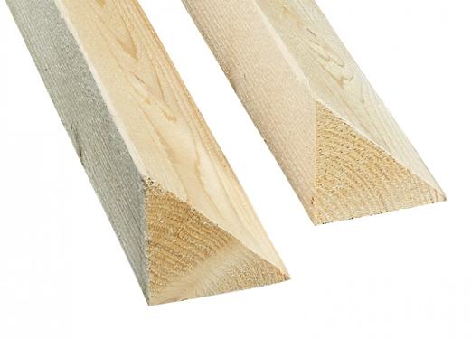 Vuren Mastiekstrook 75x75mm