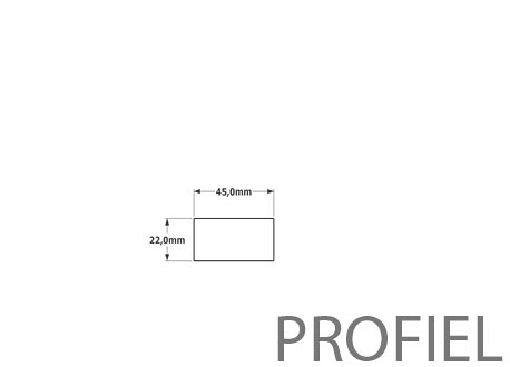Douglas Regel 22x45mm