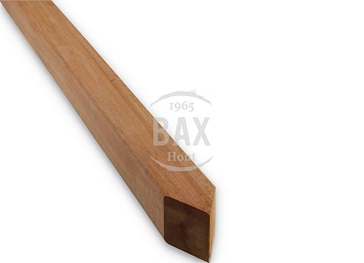 Hardhouten paal met punt 65x65mm