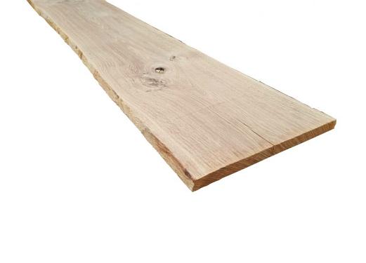 Eiken schorsplank 45cm breed