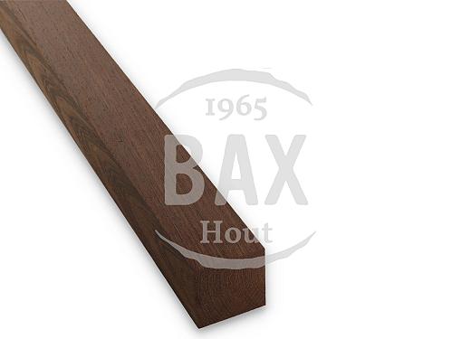Wengé balk 85x85mm geschaafd