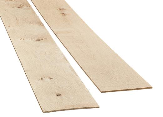 Eiken dikfineer 20,5cm breed