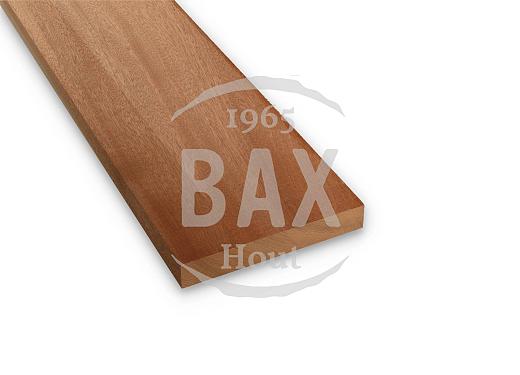 Mahonie plank 26cm breed, 4cm dik