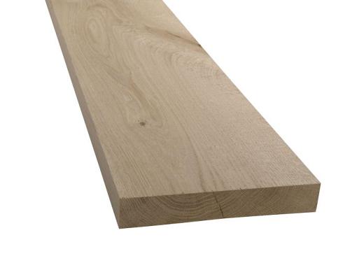 Eiken plank 17.5cm breed, 32mm dik