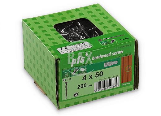 RVS schroef 4x50mm