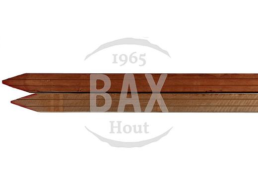 Hardhouten paal 70x70mm