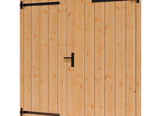 Opgeklampte deur DUBBEL