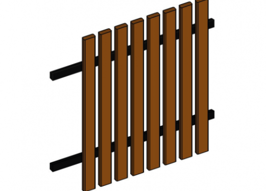 Vuren achterhout 28x47mm