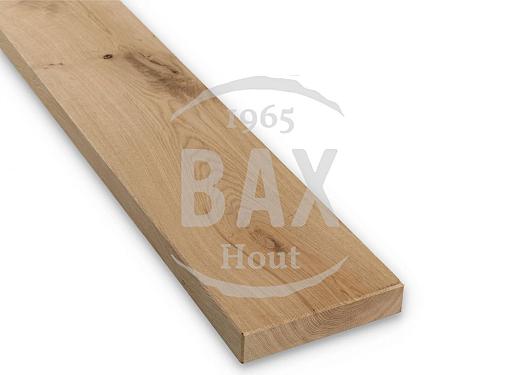 Eiken wandplank recht model