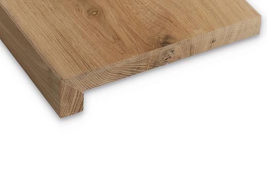 Eiken vensterbank; overzetmodel, 20cm breed