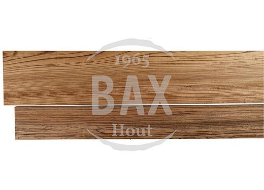 Zebrano hout geschaafd 45mm dik