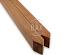 Hardhouten paal met punt 65x65mm