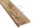 Eiken vensterbank; overzetmodel, 20cm breed