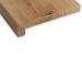 Eiken vensterbank; overzetmodel, 20cm breed